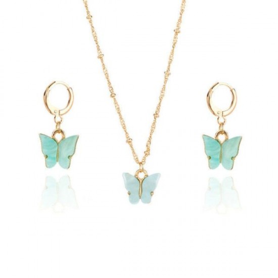 Wholesale Color Pendant Necklace Set